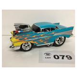 1:18 SCALE MUSCLE MACHINES 57 CHEVY - TOO COOL