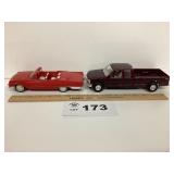 PLASTIC CAR AND TRUCK