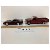 PLASTIC CAR AND TRUCK
