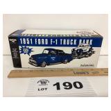 WIX 1951 FORD F-1 TRUCK BANK