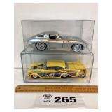 DIE CAST CARS IN CASES