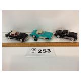 DIE CAST METAL CONVERTIBLE CARS