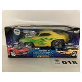 1:18 SCALE MUSCLE MACHINES 69 CAMARO - TOO HOT