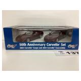 1:25 SCALE - REVELLE 50th ANNIVERSARY CORVETTE SET