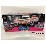 1:18 SCALE MUSCLE MACHINES 57 CHEVY - TOO COOL