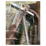 Post hole Digger and Bale forks