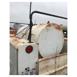 Utility bed w/fuel tank