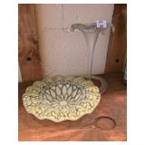 Flass Vase and Bon Bon Dish