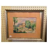Framed Watercolor - Signed