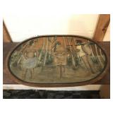 Painted Wood Platter