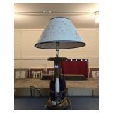 Pretty Lamp with Bolts of Thread