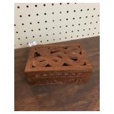 Carved Wood Box
