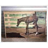 Very Large Painting of a Foal