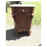 Antique Victorian Marble Top Hall Table