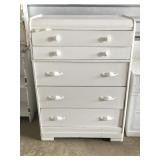 Painted Waterfall Dresser