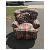 Plaid Club Chair