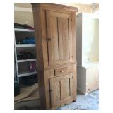 Oak Corner Cabinet