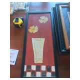 Framed Print of Vase with Flowers