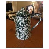 Enamelware Tea Pot in Excellent Condition