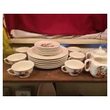 Pretty Floral China Set