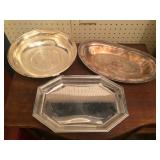 Three Silver Plates