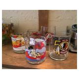 Garfield and Redskins Mugs