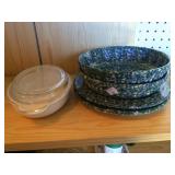 Covered Dish and Pottery