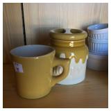 Tea Cup and Honey Pot