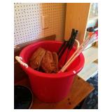 Keg Cooler Full of Sports Gear