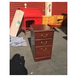Small Wood Filing Cabinet