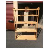 Wood Display Shelving