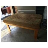Coffee Table Fitted with Upholstered Top