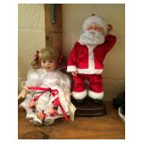 Camelot Doll and Talking Santa