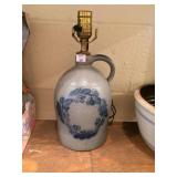 Stoneware Jug made into lamp