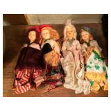 4 Smaller Dolls - International Series