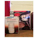 Small Set of Pans and Norelco Food Heater