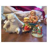 Lennox Bear and other figurines