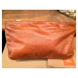 Leather Zipper Pouch