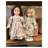Two Dolls one has music box