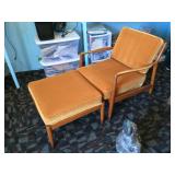 Folke Ohlsson Chair & Ottoman by DUX - all origina