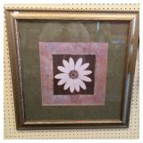 Framed Flower Print
