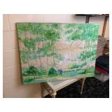 Original Painting of woman with a parasol