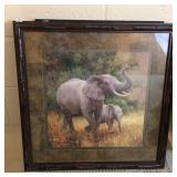 Elephant Print 22x22