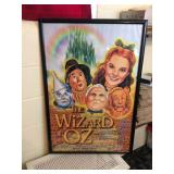 Framed Wizard of Oz Poster 25x37