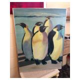 Original Painting of Penguins 30x40