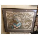 Girl and Bunny 36x29