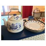 Tea Pots and Plates