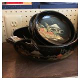 Wood Laquer Salad Set