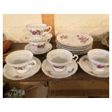 Pretty China Tea Cups and Plates