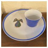 3 Georges Briard Cup and Plate Sets